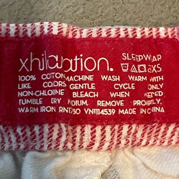 Xhilaration Fleece Moose Print Sleep Pants White Black Knit Lounge Pull-On XS - Picture 4 of 4